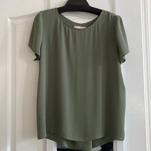 Sage green top